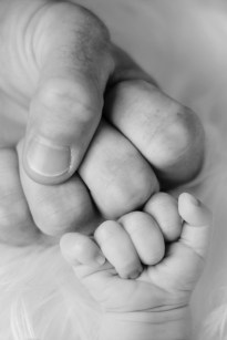 Baby fist bump